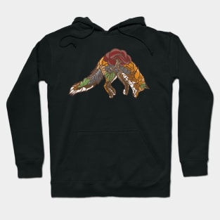 fox jump silhouette Hoodie